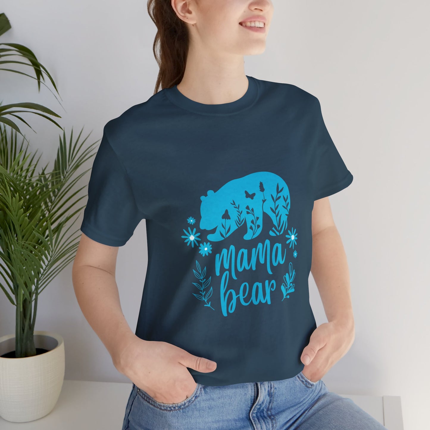 Mama Bear Tee - Blue