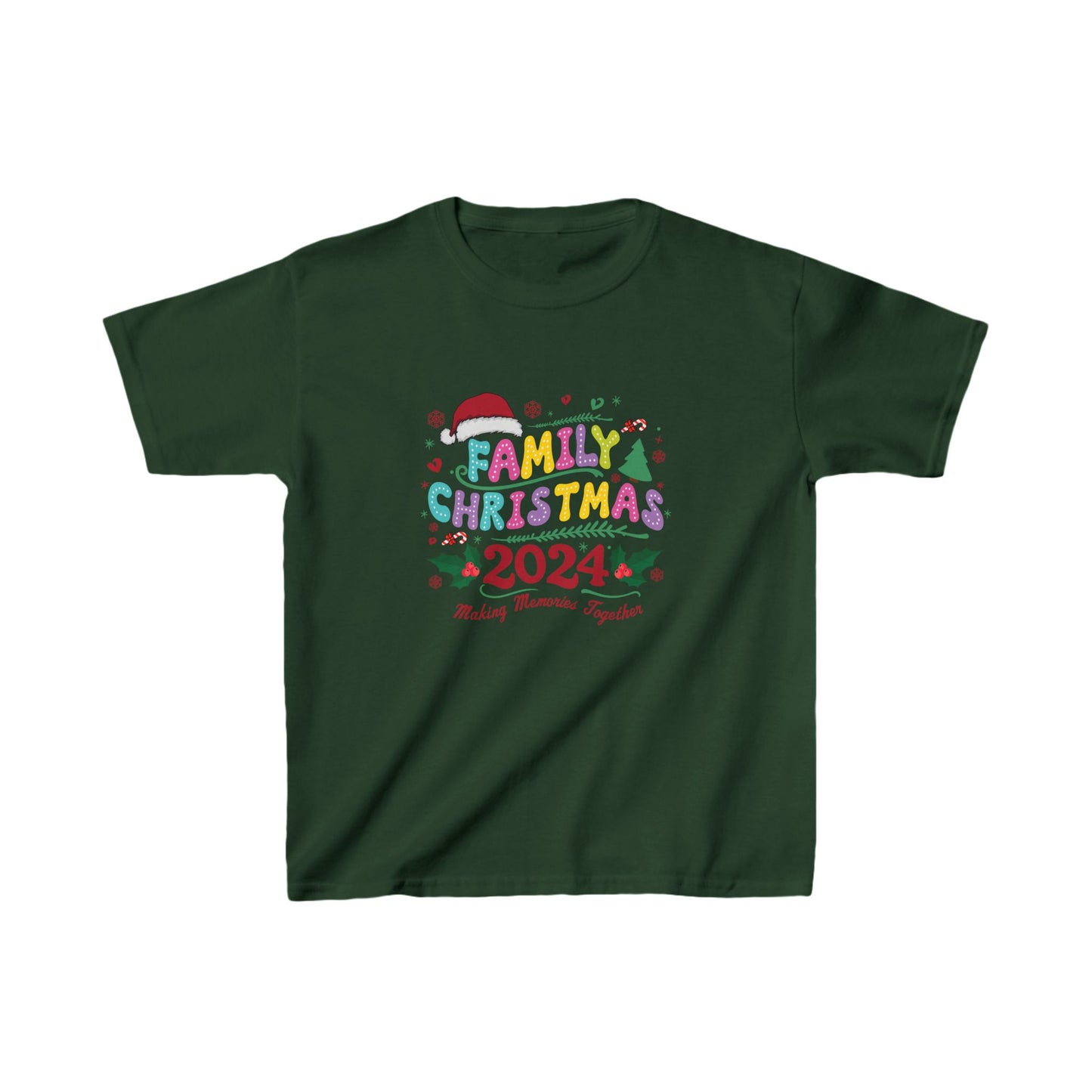 Family Christmas 2024 Kids Tee