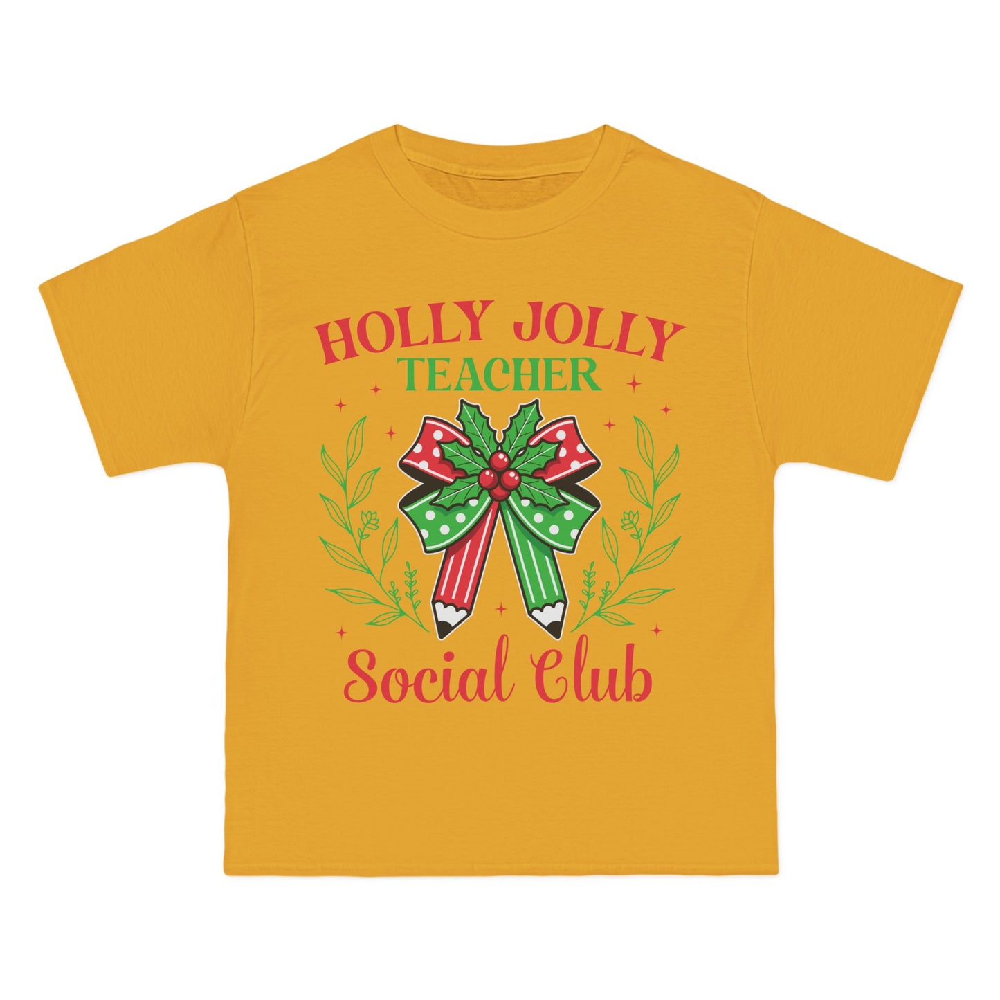 Holly Jolly Teacher Social Club Tee