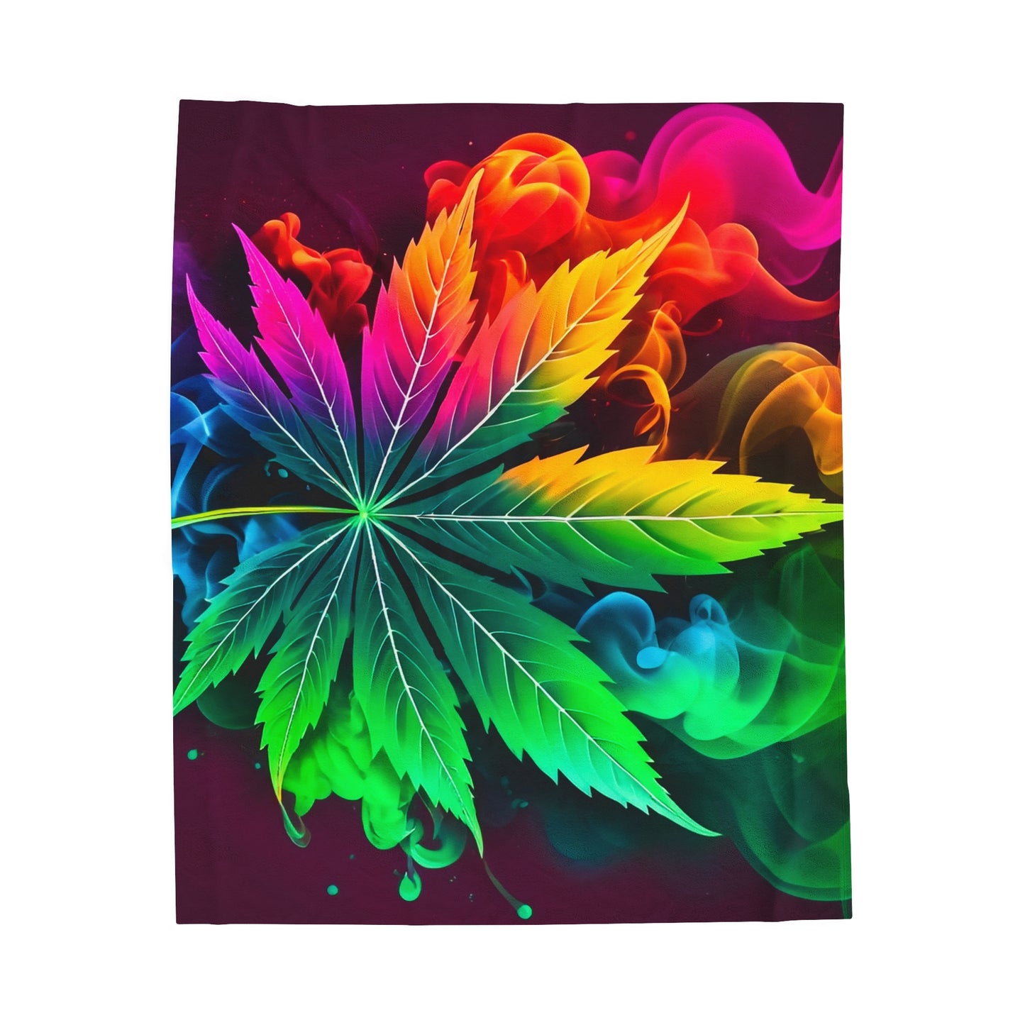 Trippy Weed Blanket