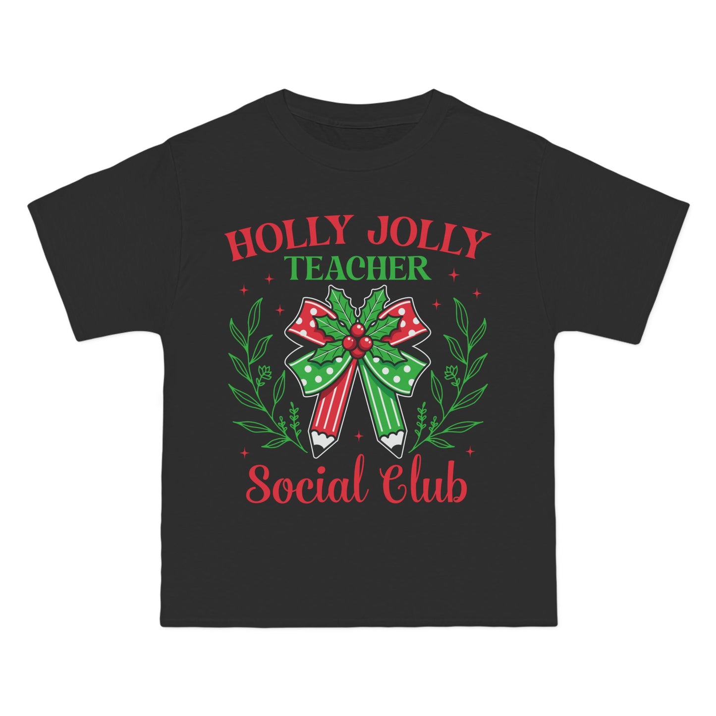 Holly Jolly Teacher Social Club Tee