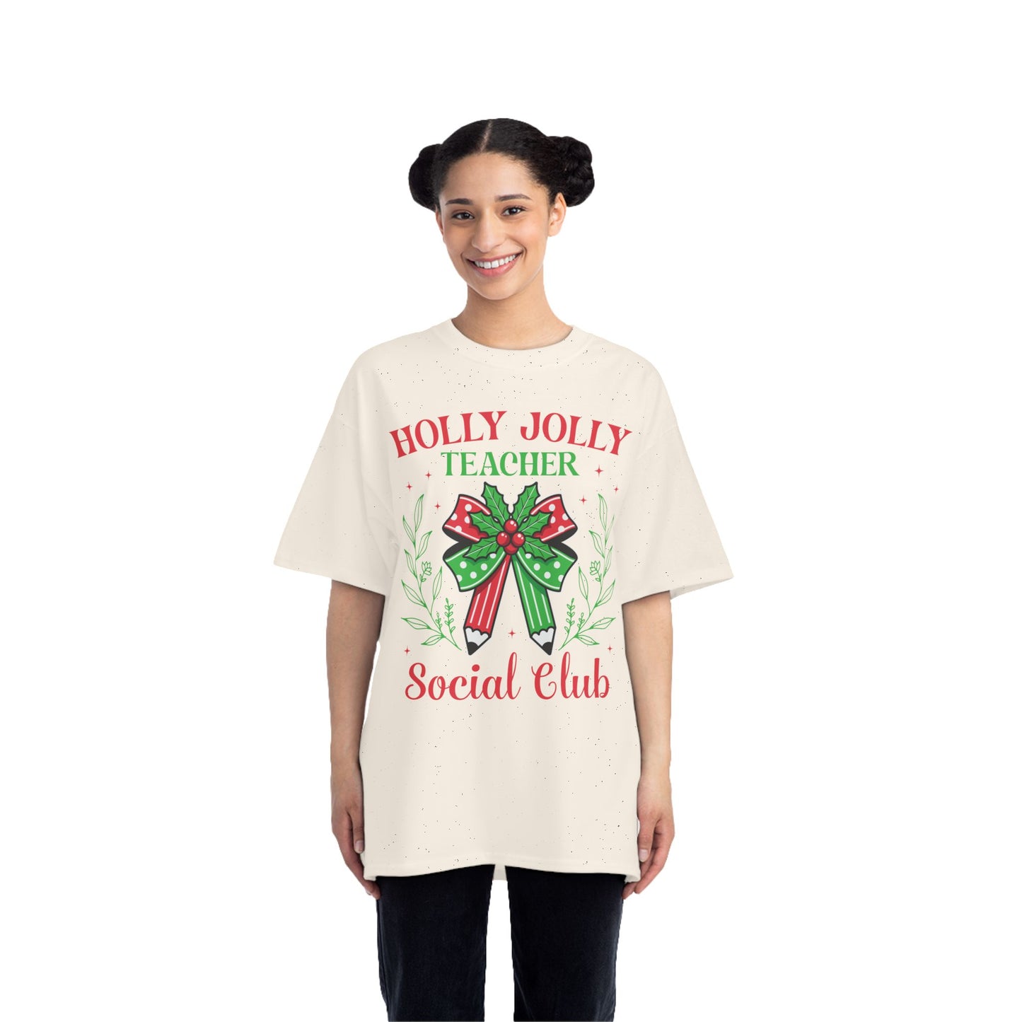 Holly Jolly Teacher Social Club Tee