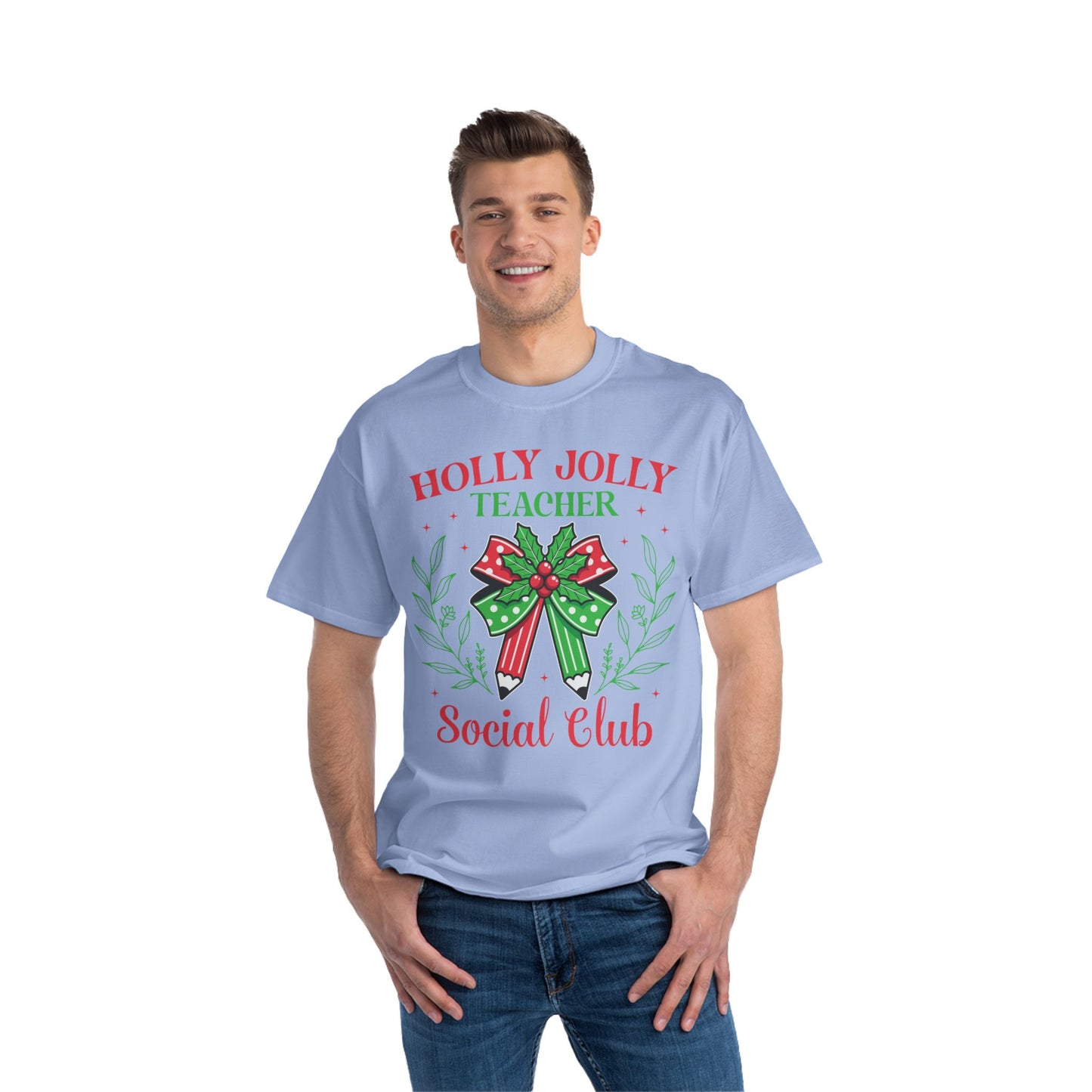 Holly Jolly Teacher Social Club Tee