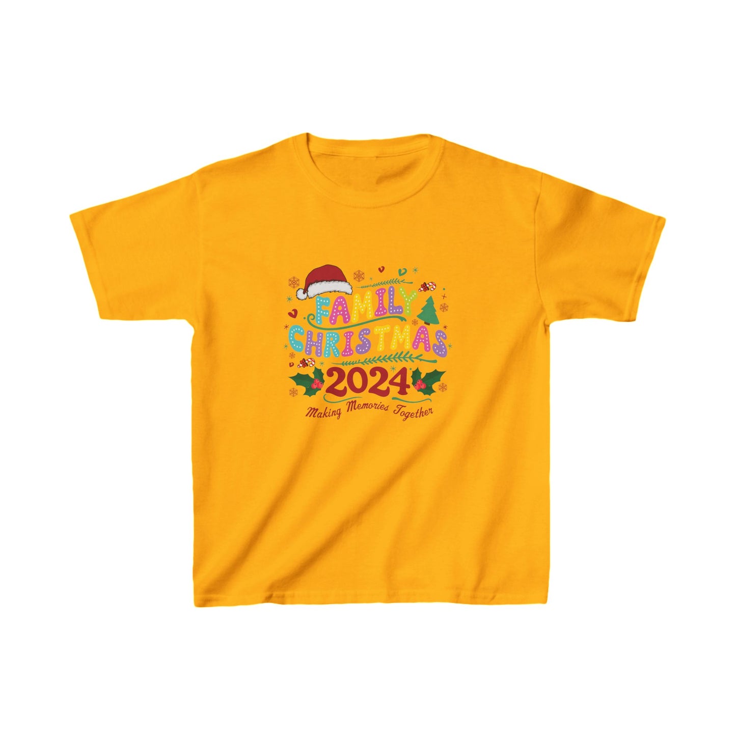 Family Christmas 2024 Kids Tee