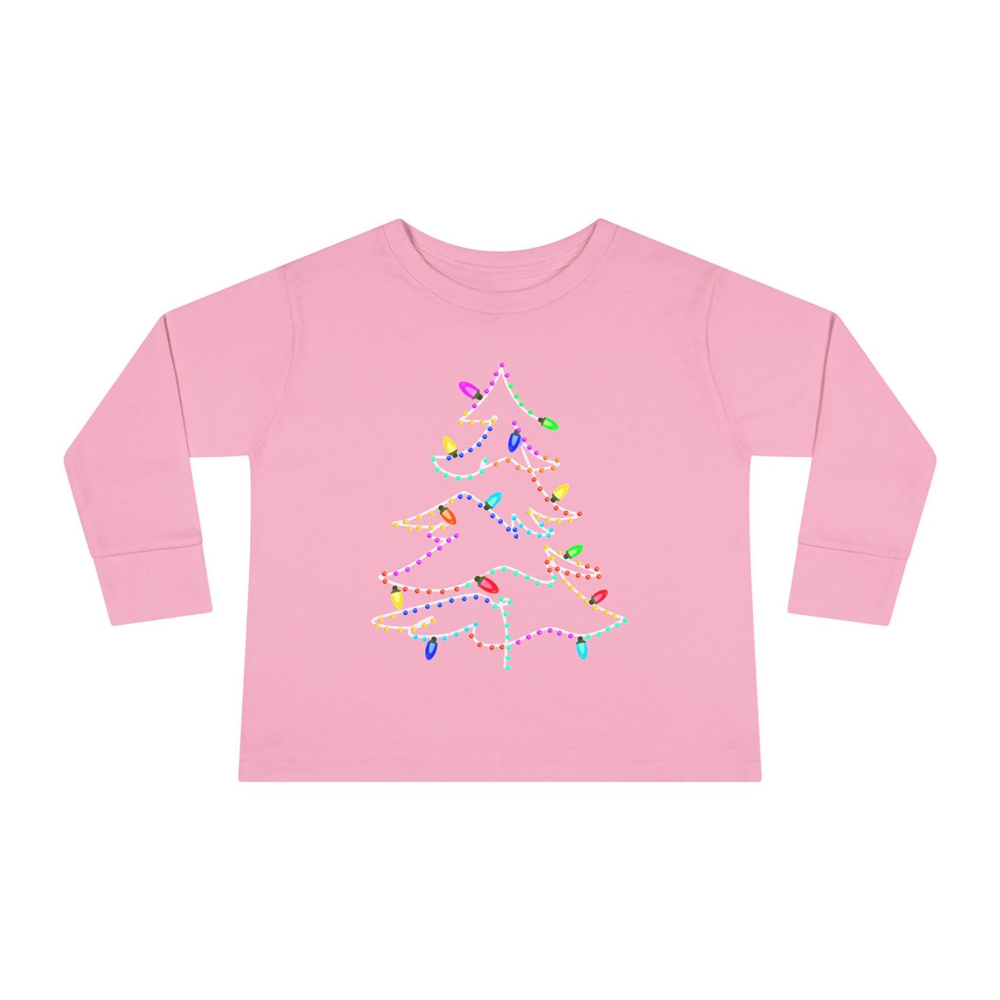 Christmas Lights Toddler  Long Sleeve Tee