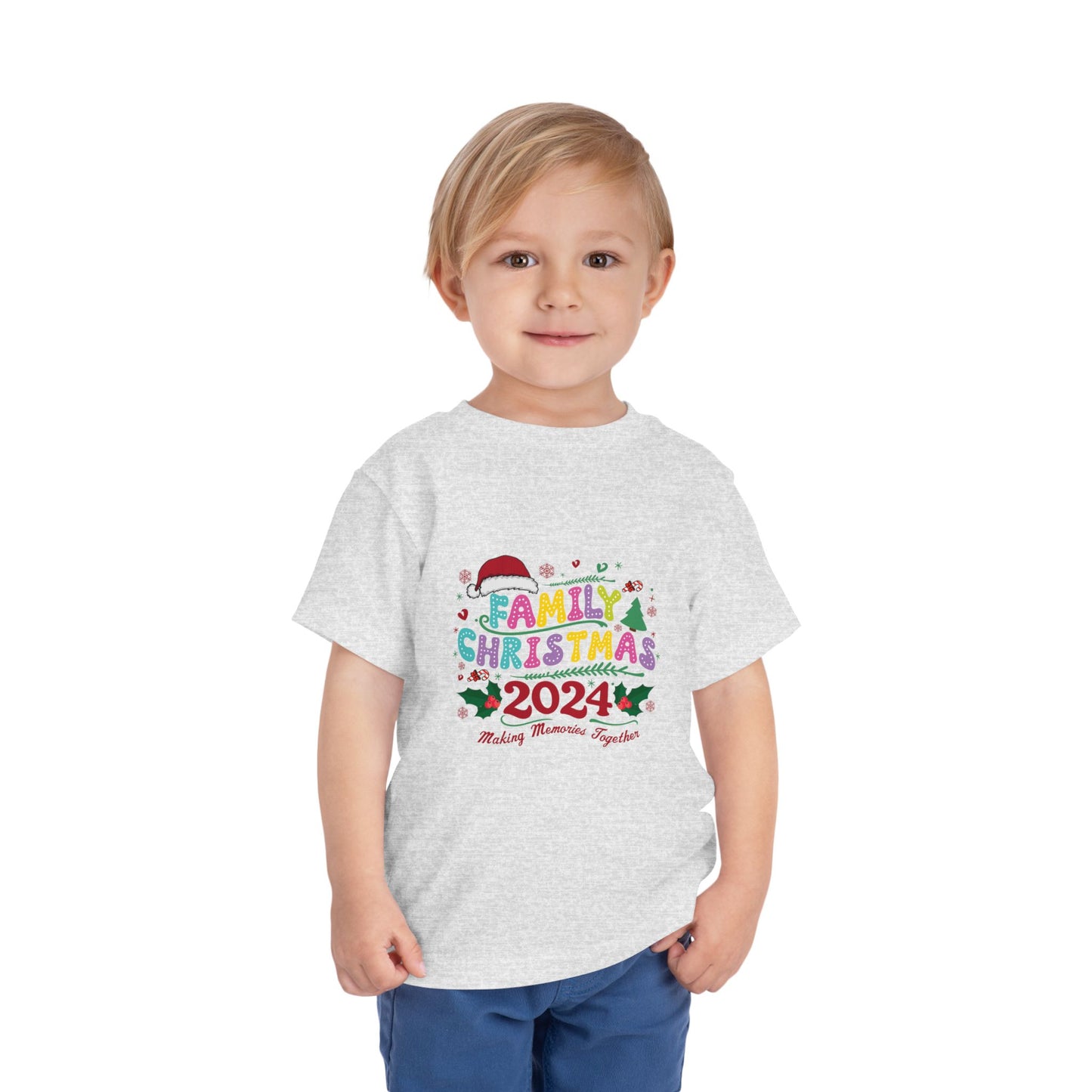 Family Christmas 2024 Toddler Tee