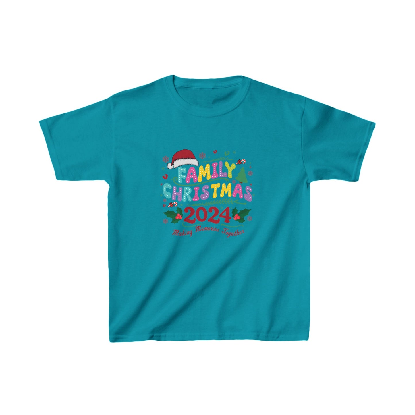 Family Christmas 2024 Kids Tee