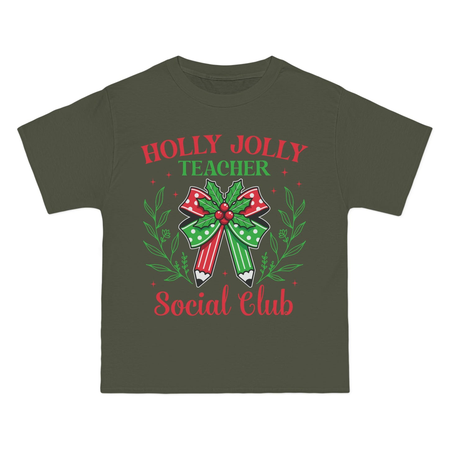 Holly Jolly Teacher Social Club Tee