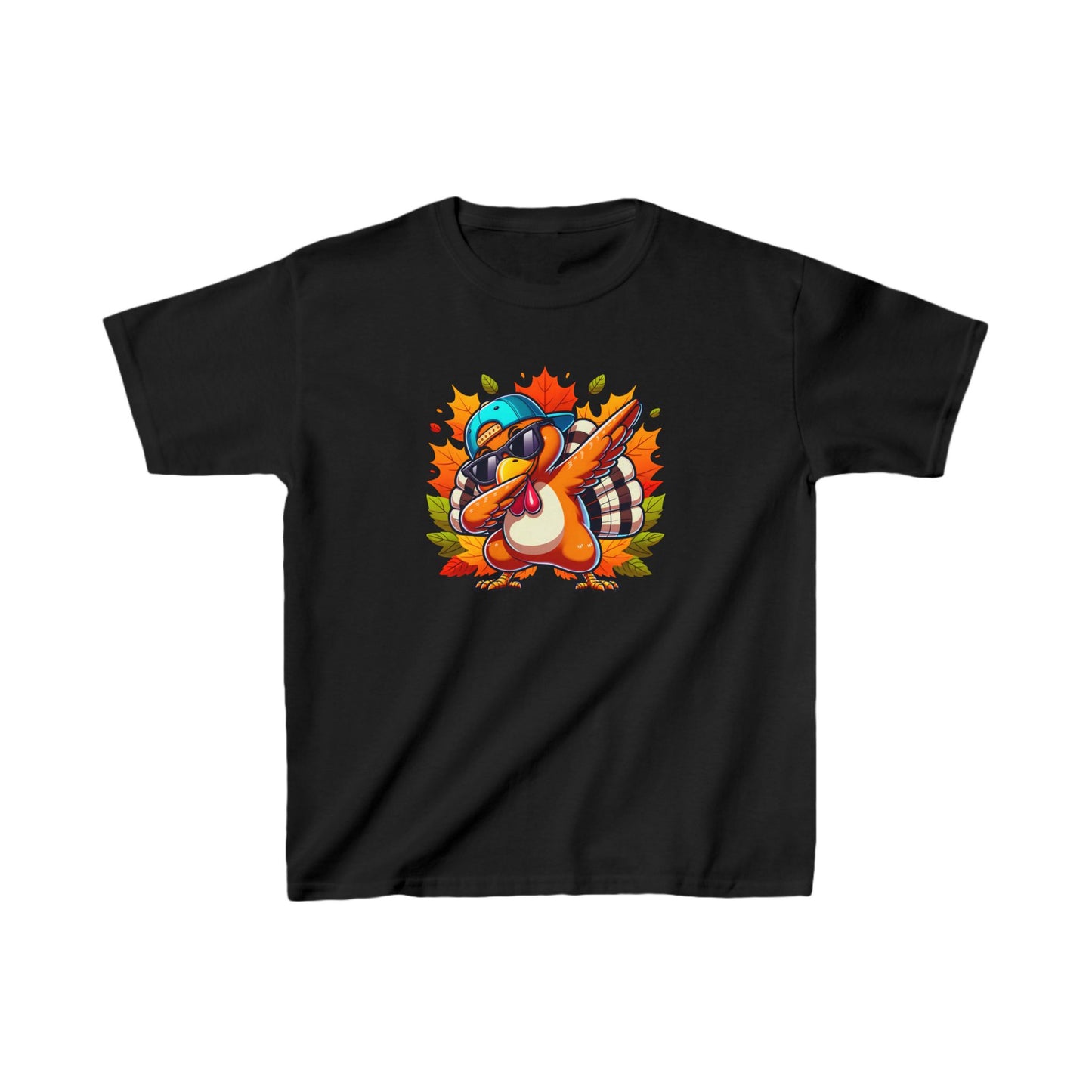 Dabbing Turkey Kids Tee