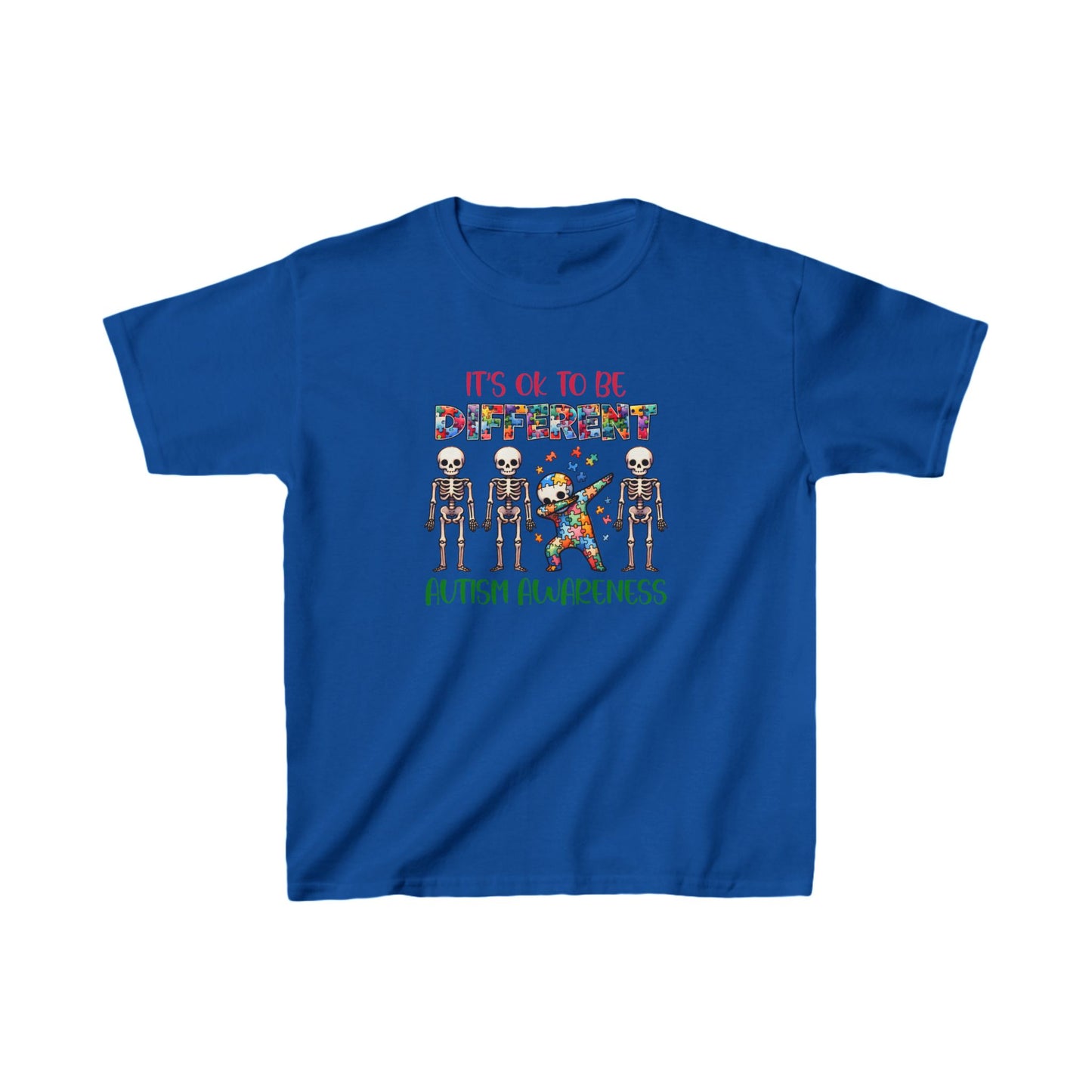 Autism Skeleton Kids Tee