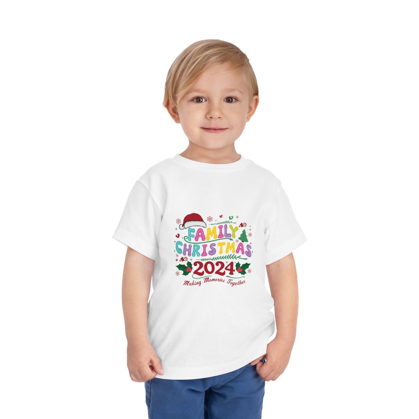 Family Christmas 2024 Toddler Tee