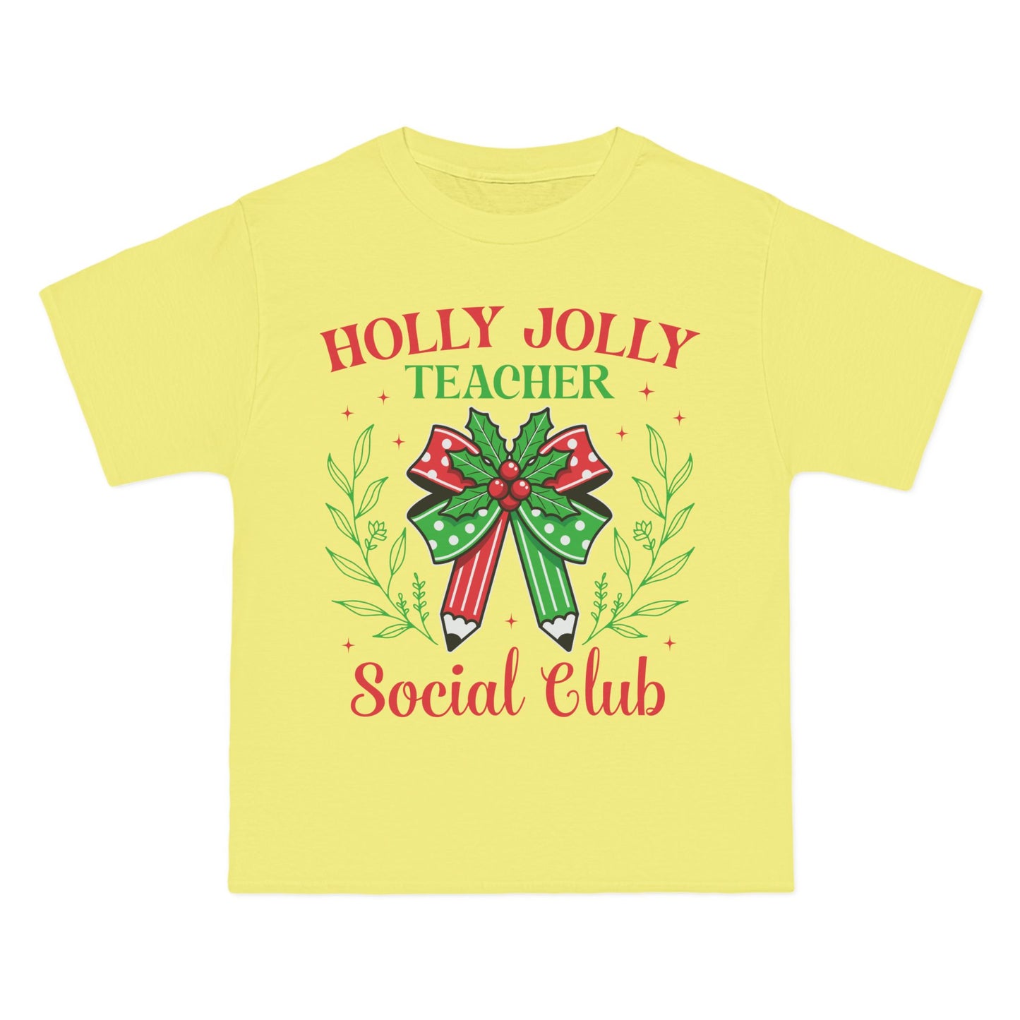 Holly Jolly Teacher Social Club Tee