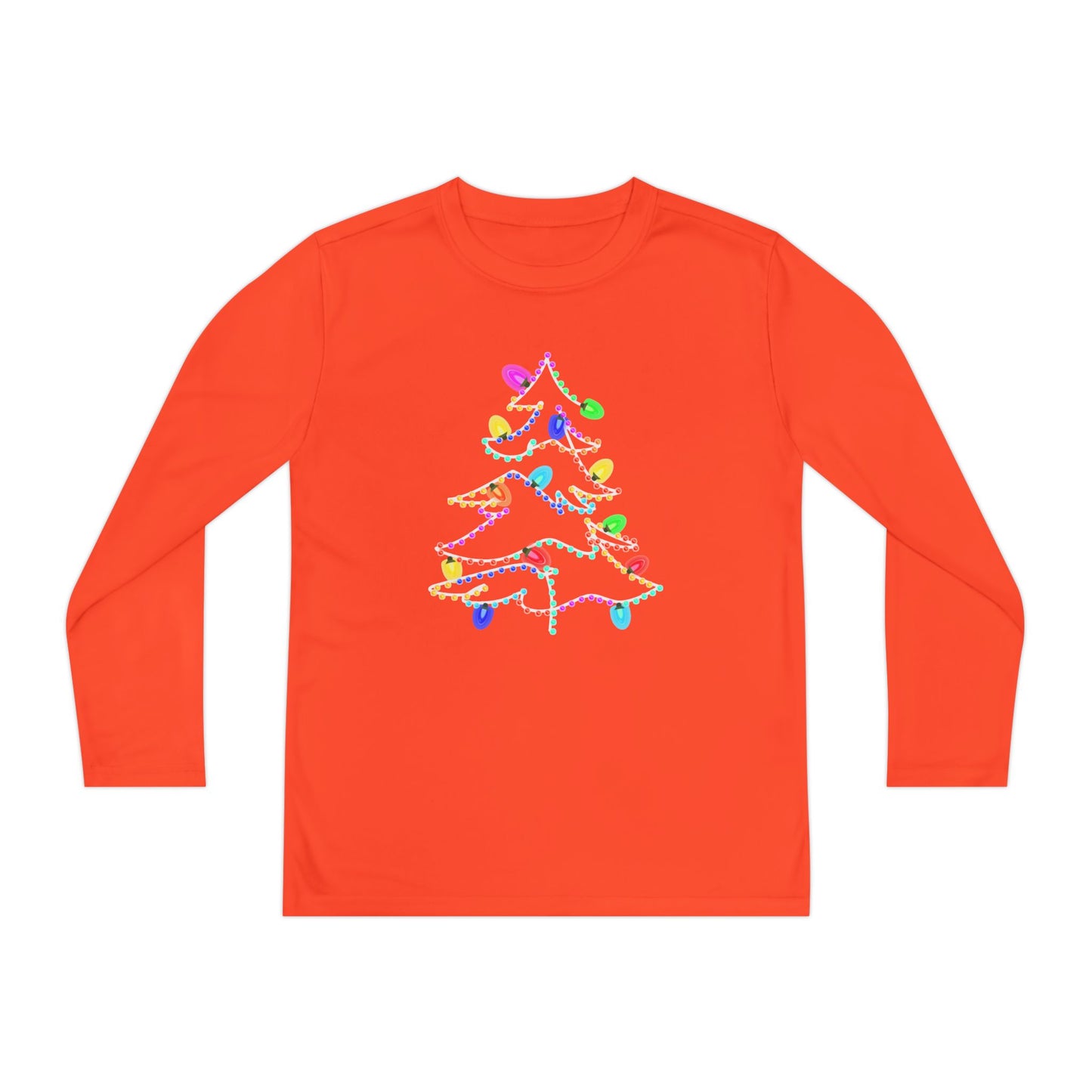 Christmas Lights Kids Long Sleeve Tee