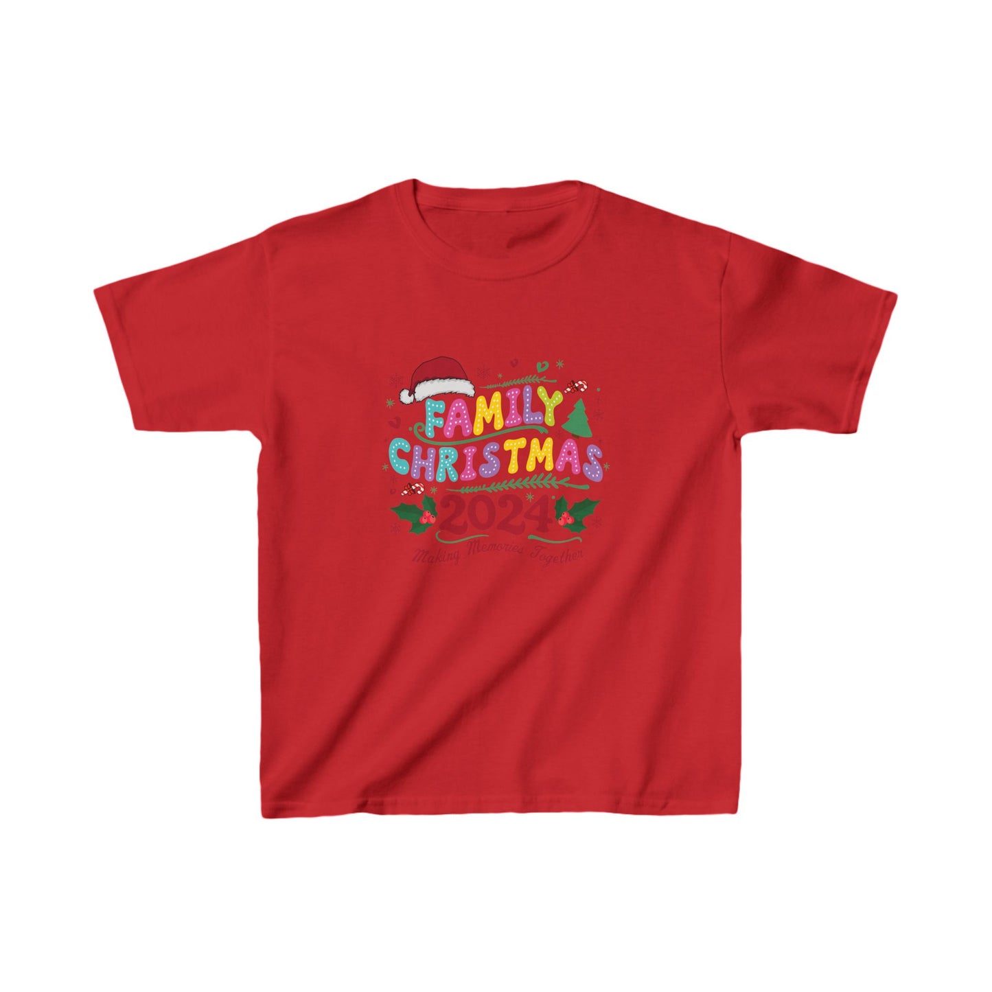 Family Christmas 2024 Kids Tee