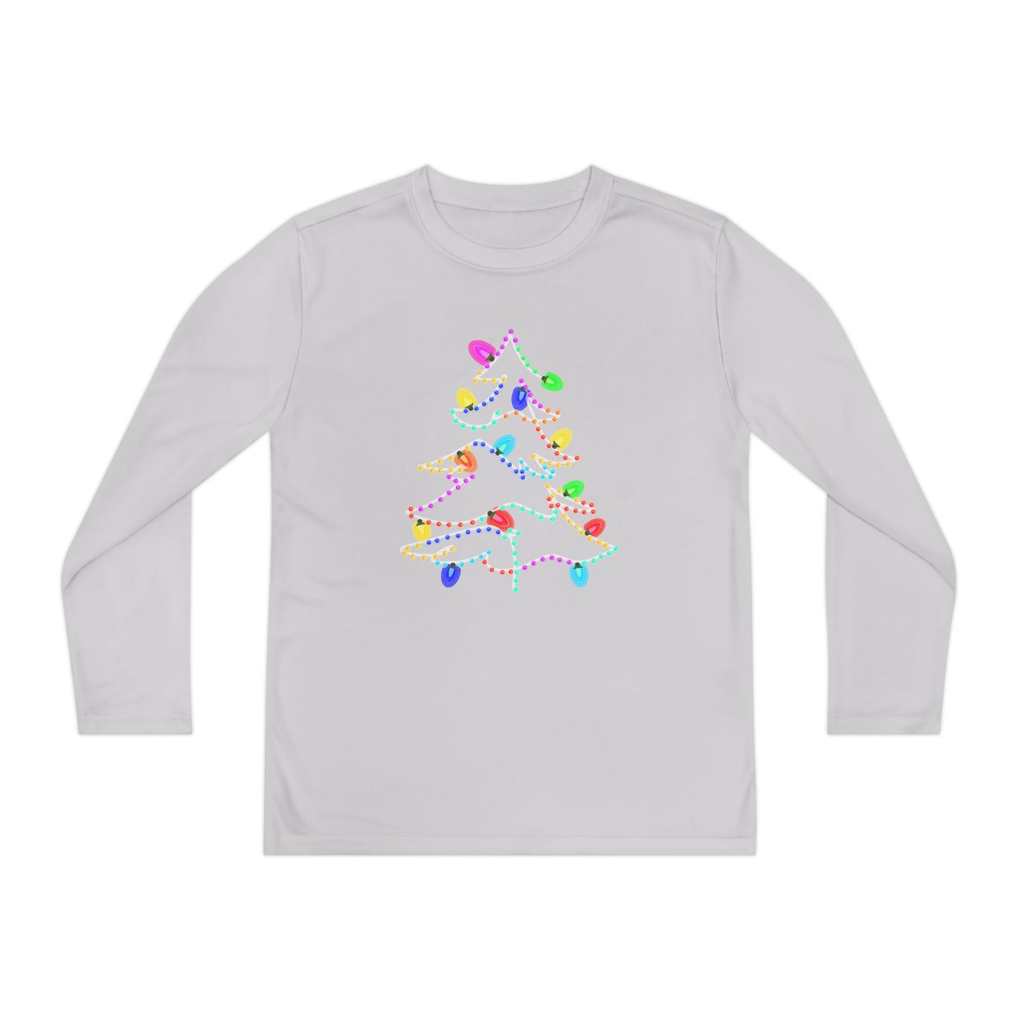 Christmas Lights Kids Long Sleeve Tee