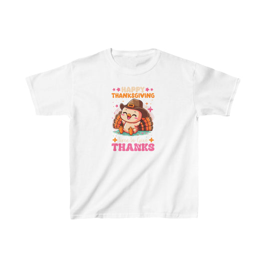 Time To Give Thanks Kids Tee