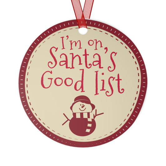 Good List Ornament