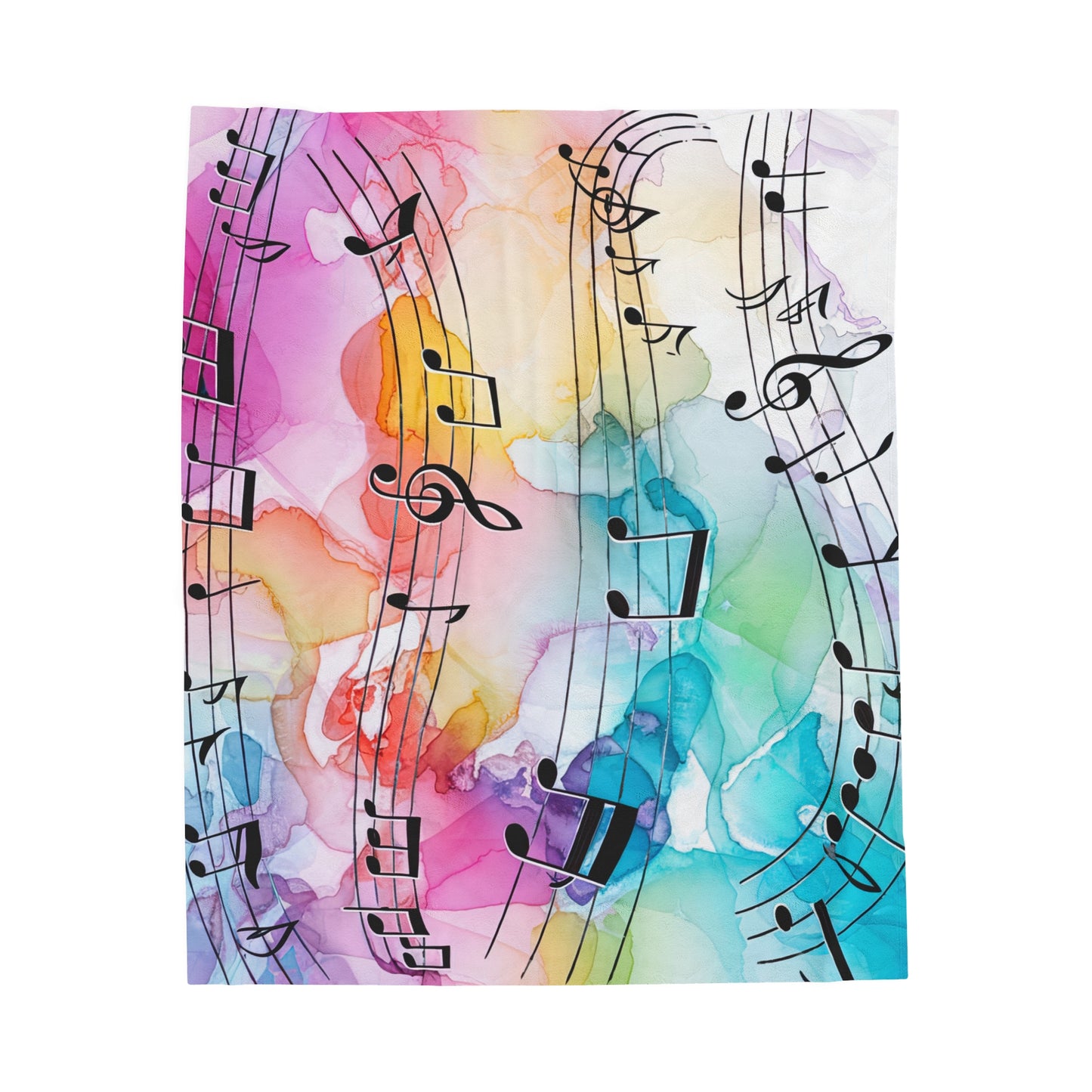 Music Notes Blanket