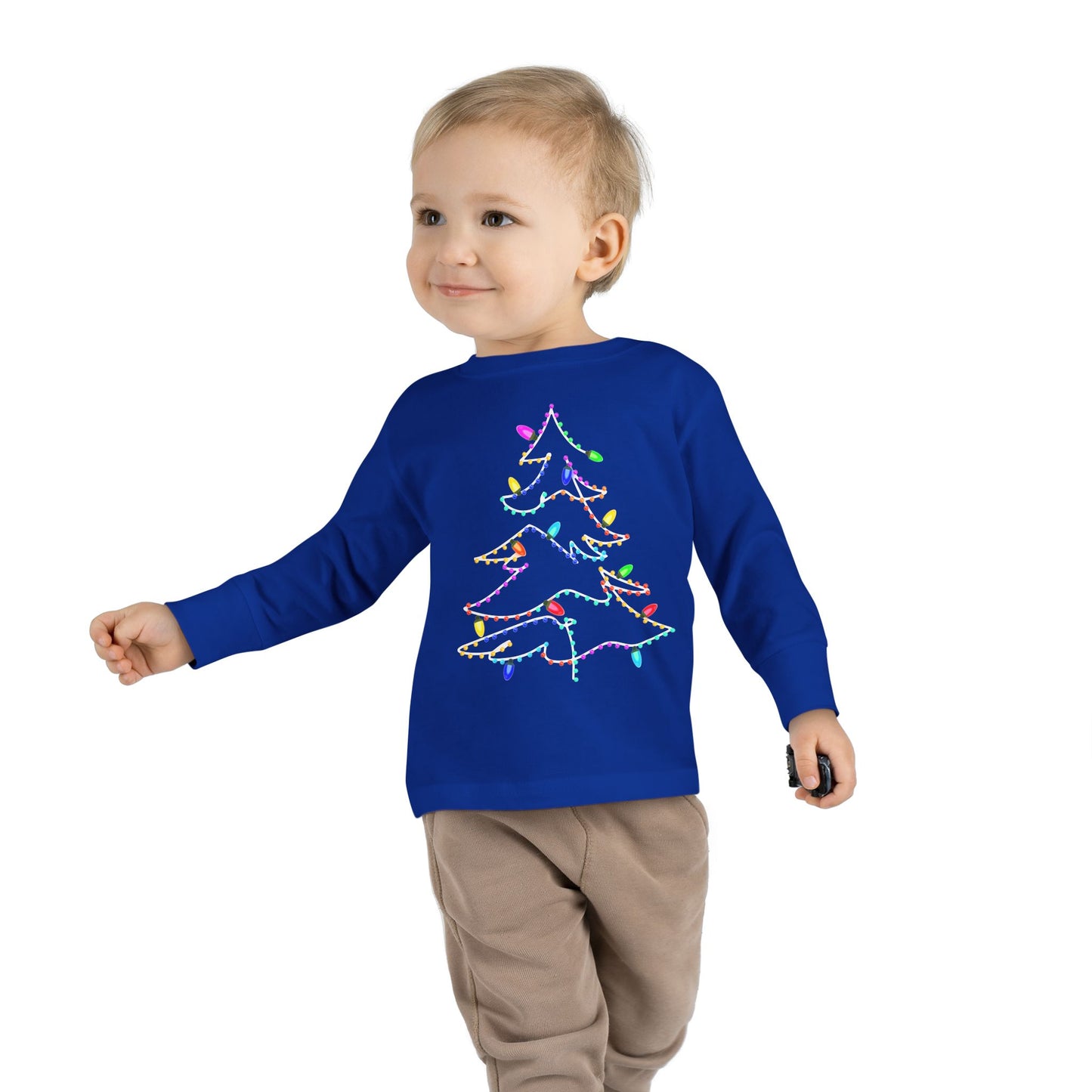 Christmas Lights Toddler  Long Sleeve Tee