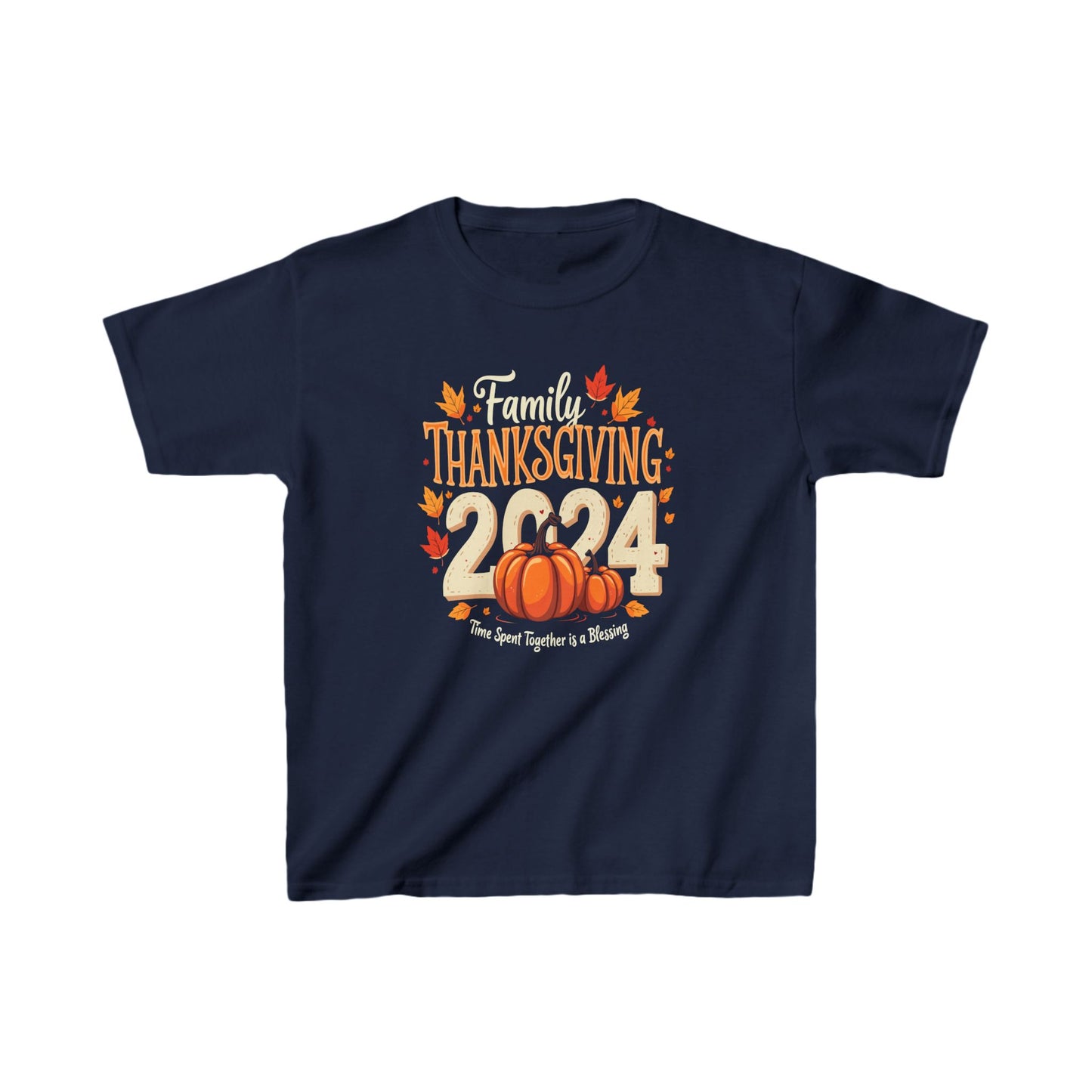 Family Thanksgiving 2024 Kids Tee