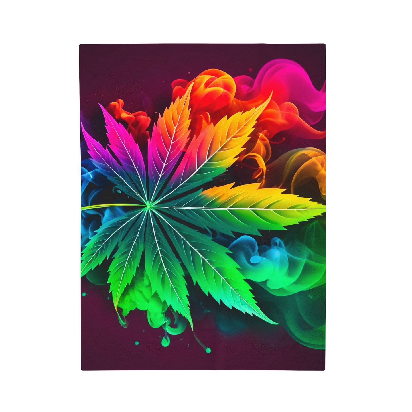 Trippy Weed Blanket