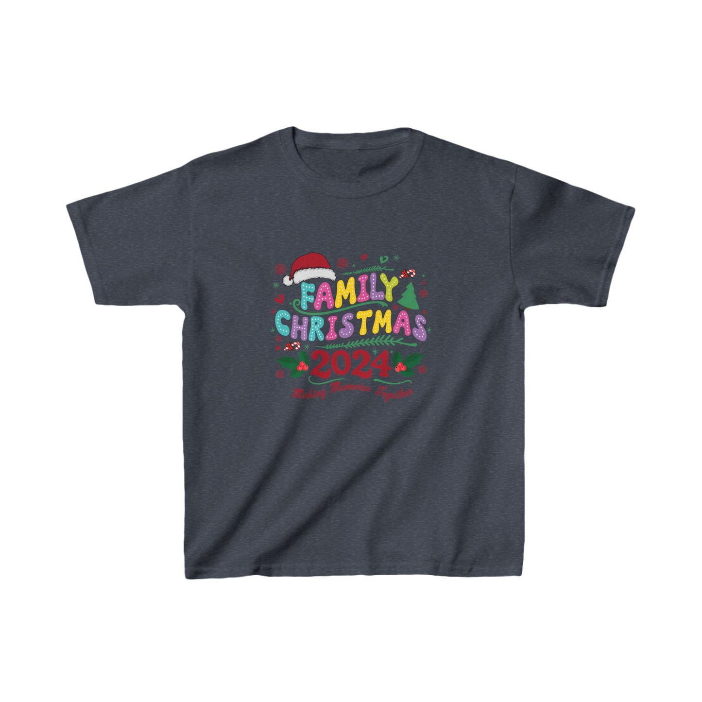 Family Christmas 2024 Kids Tee