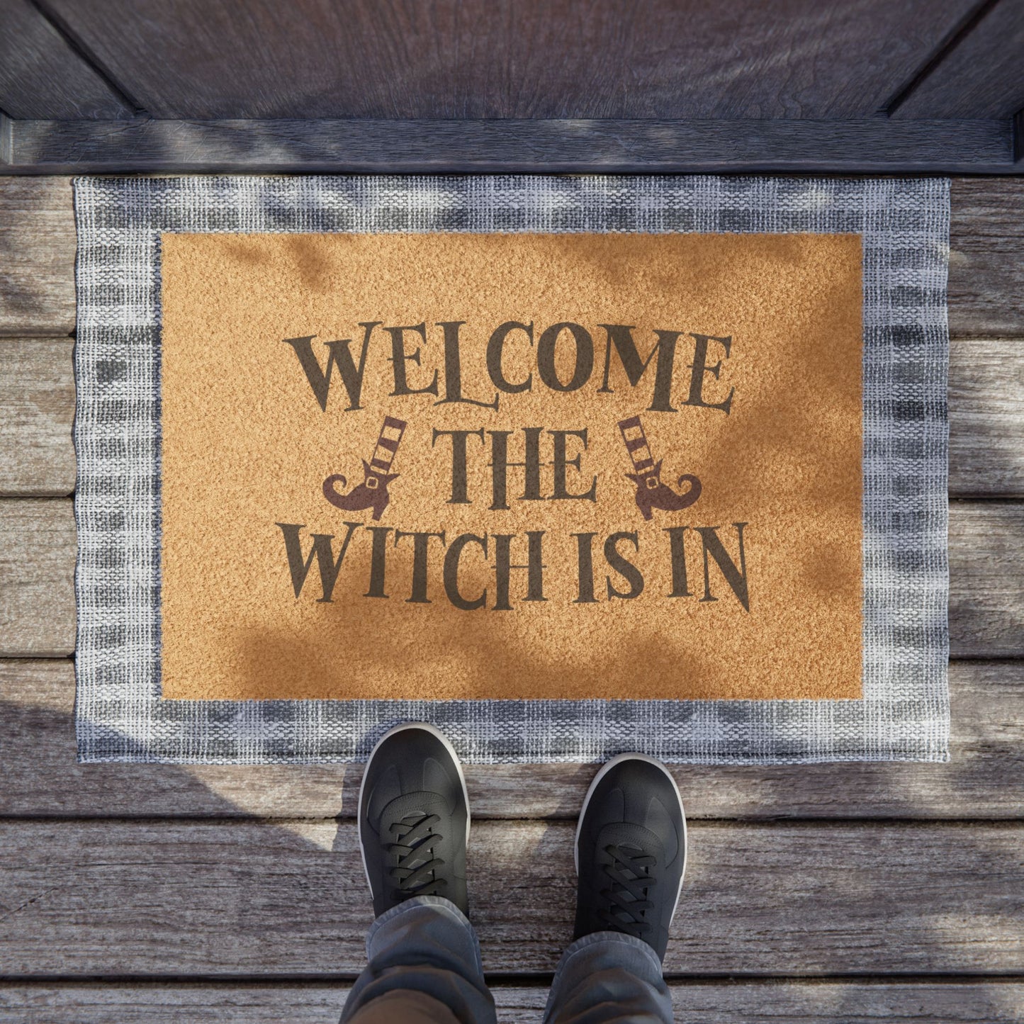 Welcome The Witch Is In Doormat