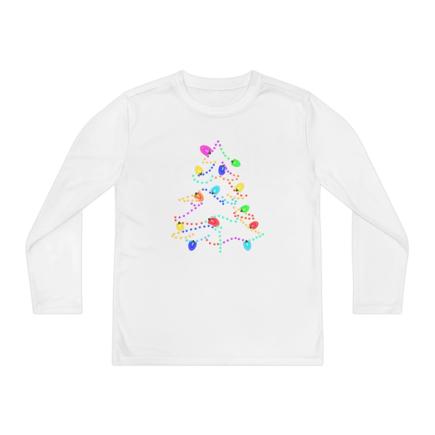 Christmas Lights Kids Long Sleeve Tee