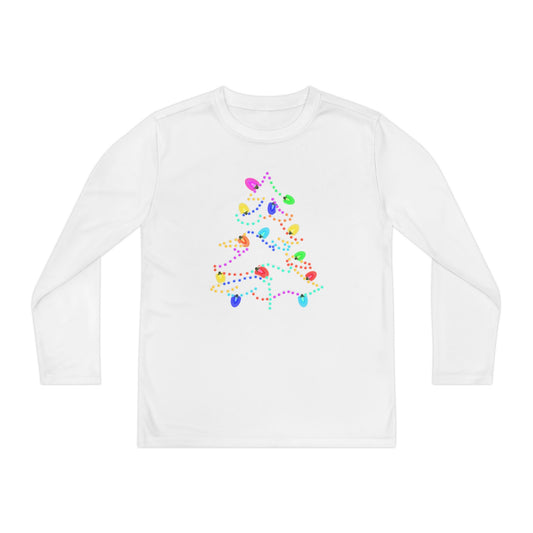 Christmas Lights Kids Long Sleeve Tee