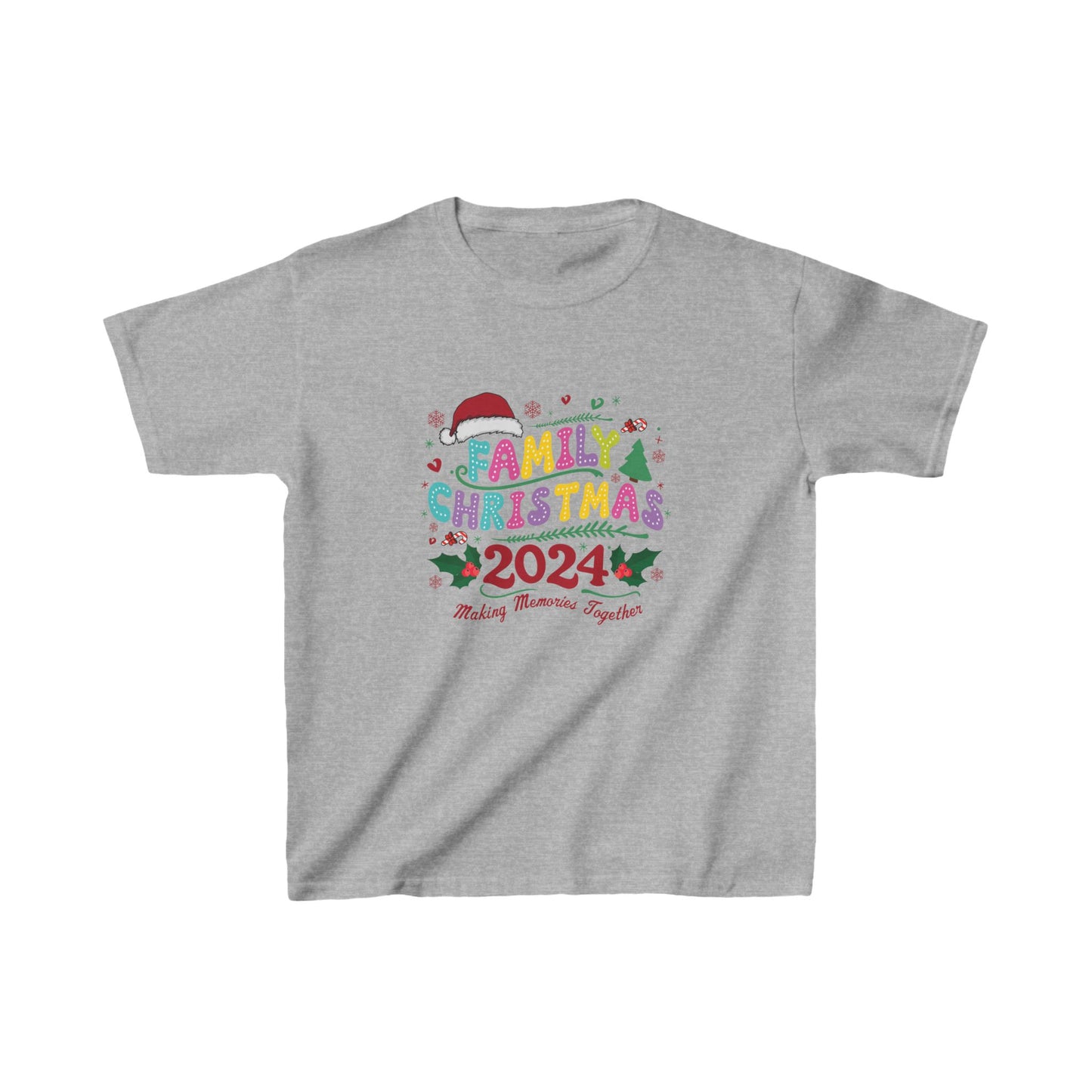 Family Christmas 2024 Kids Tee