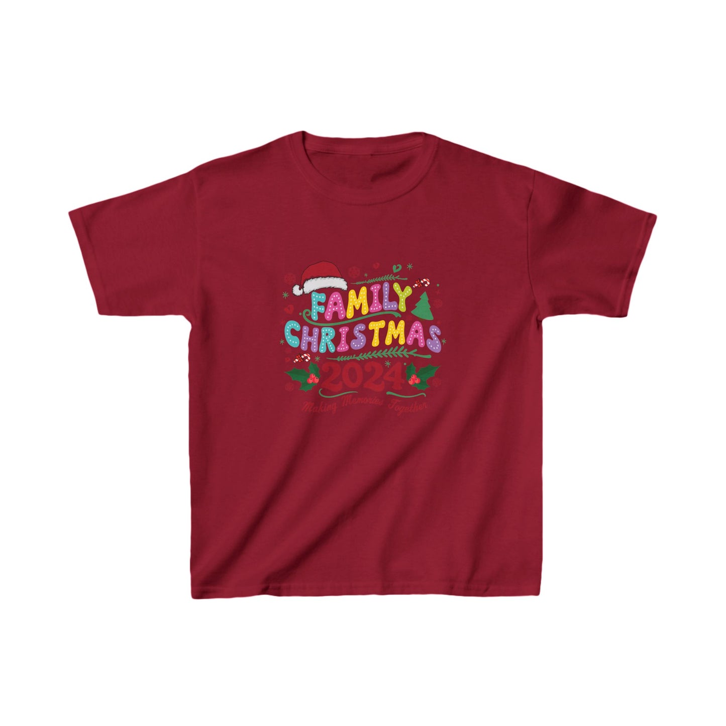 Family Christmas 2024 Kids Tee