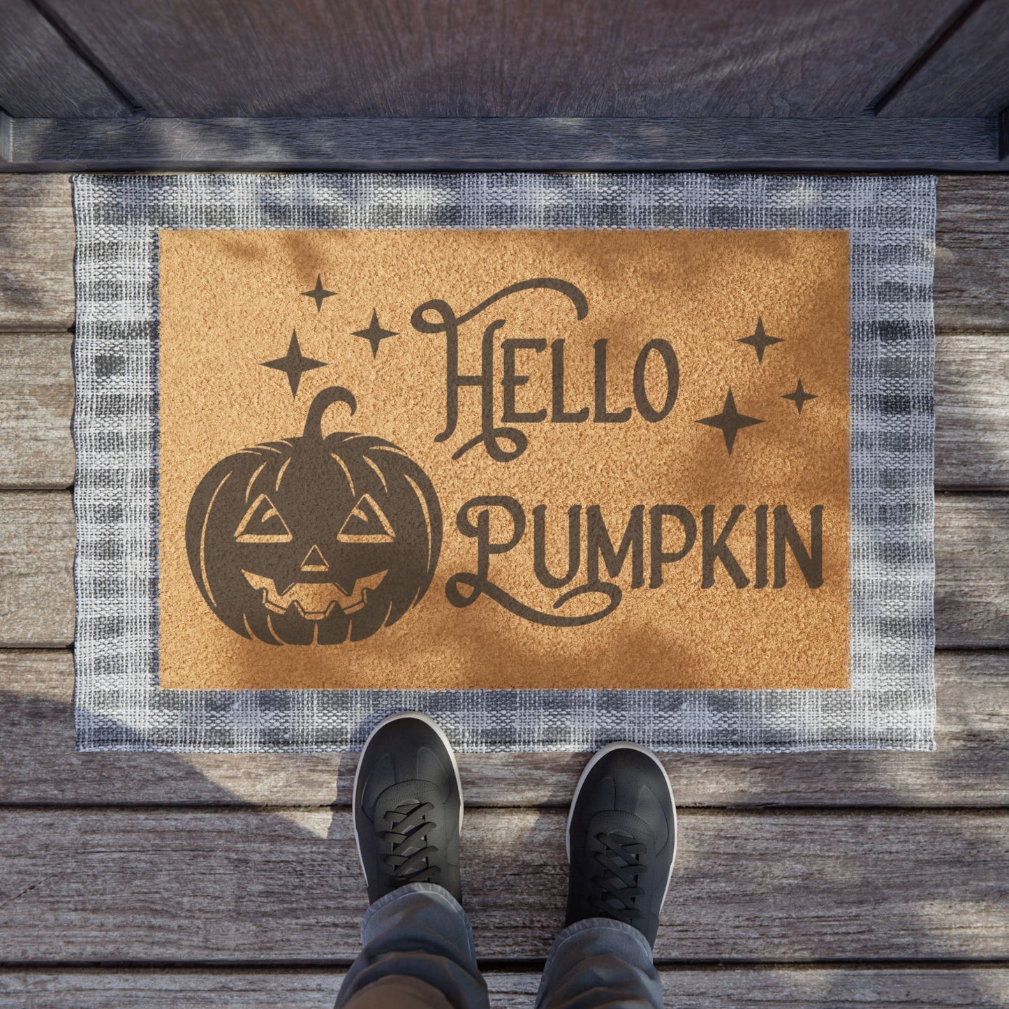 Hello Pumpkin Doormat